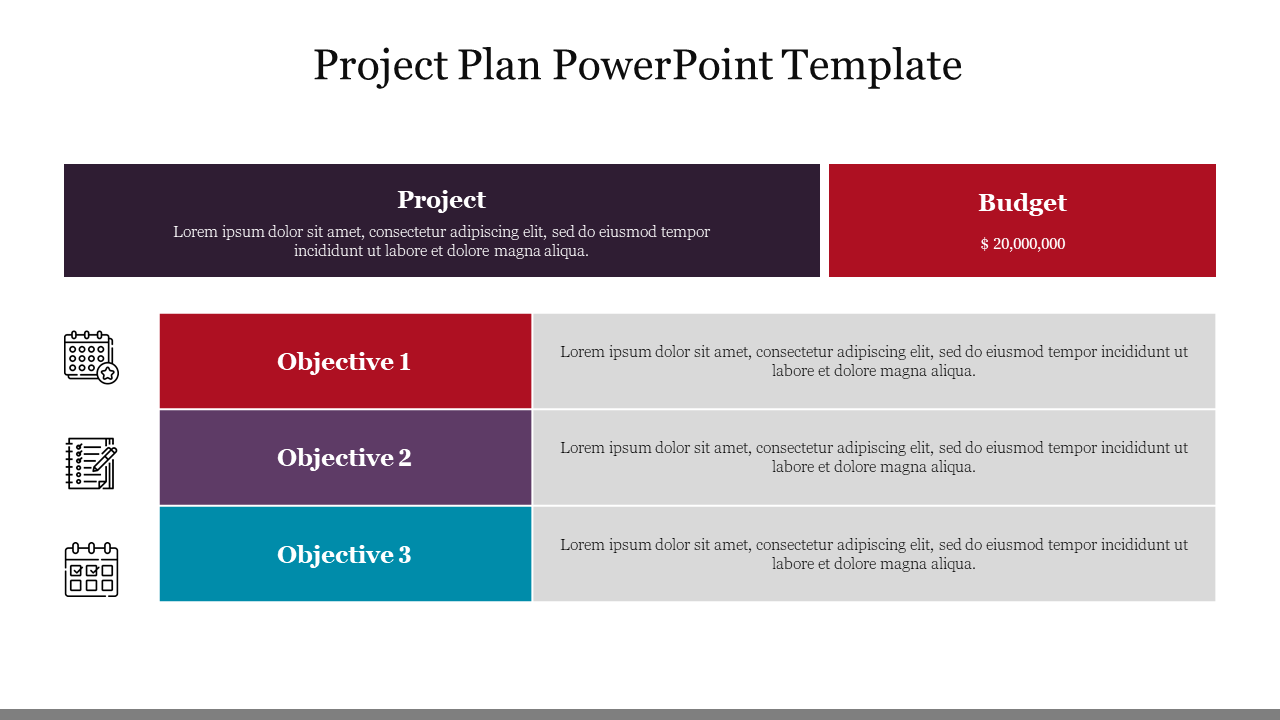 Free - Amazing Project Plan PowerPoint Template Presentation